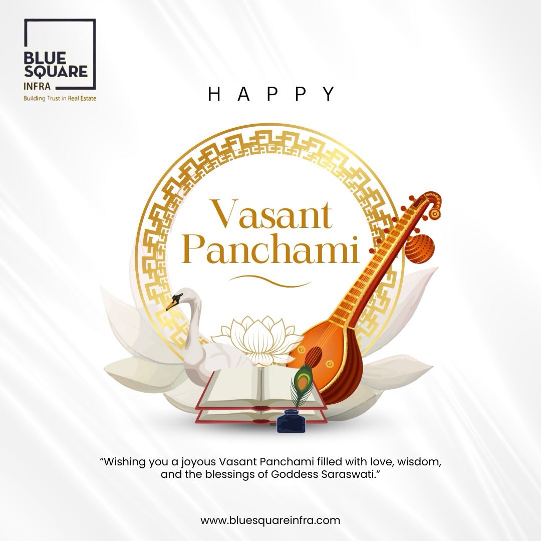 On the auspicious occasion of Vasant Panchami, may your life and investments be blessed with clarity, growth, and wisdom. 🌼
As we welcome new beginnings, Blue Square Infra wishes you prosperity, knowledge, and success in every decision you make — especially when it comes to property and future planning.

Let this festive season inspire smart choices, strong foundations, and long-term value in real estate.

Blue Square Infra — Building trust in real estate

(vasant panchami wishes, real estate consultancy in zirakpur, property investment in tricity, trusted real estate advisors, buy property in chandigarh zirakpur mohali, blue square infra)